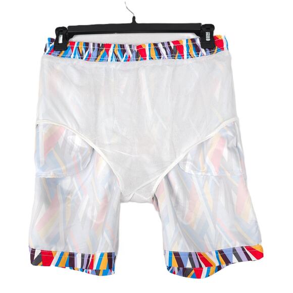 2(X)IST Men's Geometric Print 8" Woven Swim Trunks Multicolor Large NWT - Picture 8 of 8